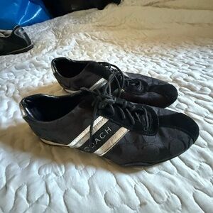 Coach Men's Black and White Sneakers